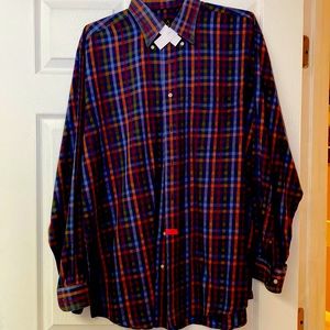 Bright sunny Jos. A. Bank long sleeve shirt. Size large. Gently worn & cared for